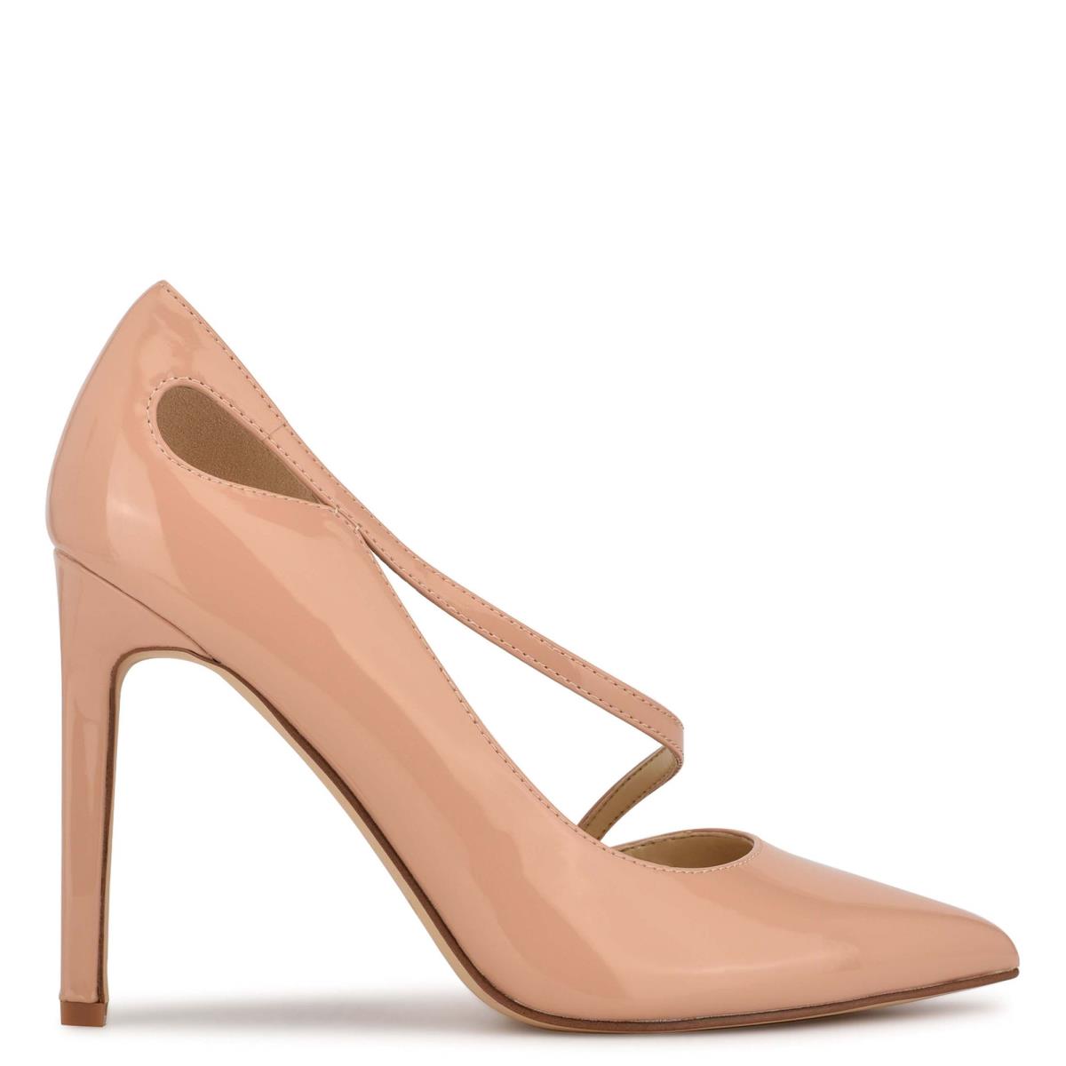 Zapatos De Salon Nine West Twirl Pointy Puntera Beige | 9728RQGAC