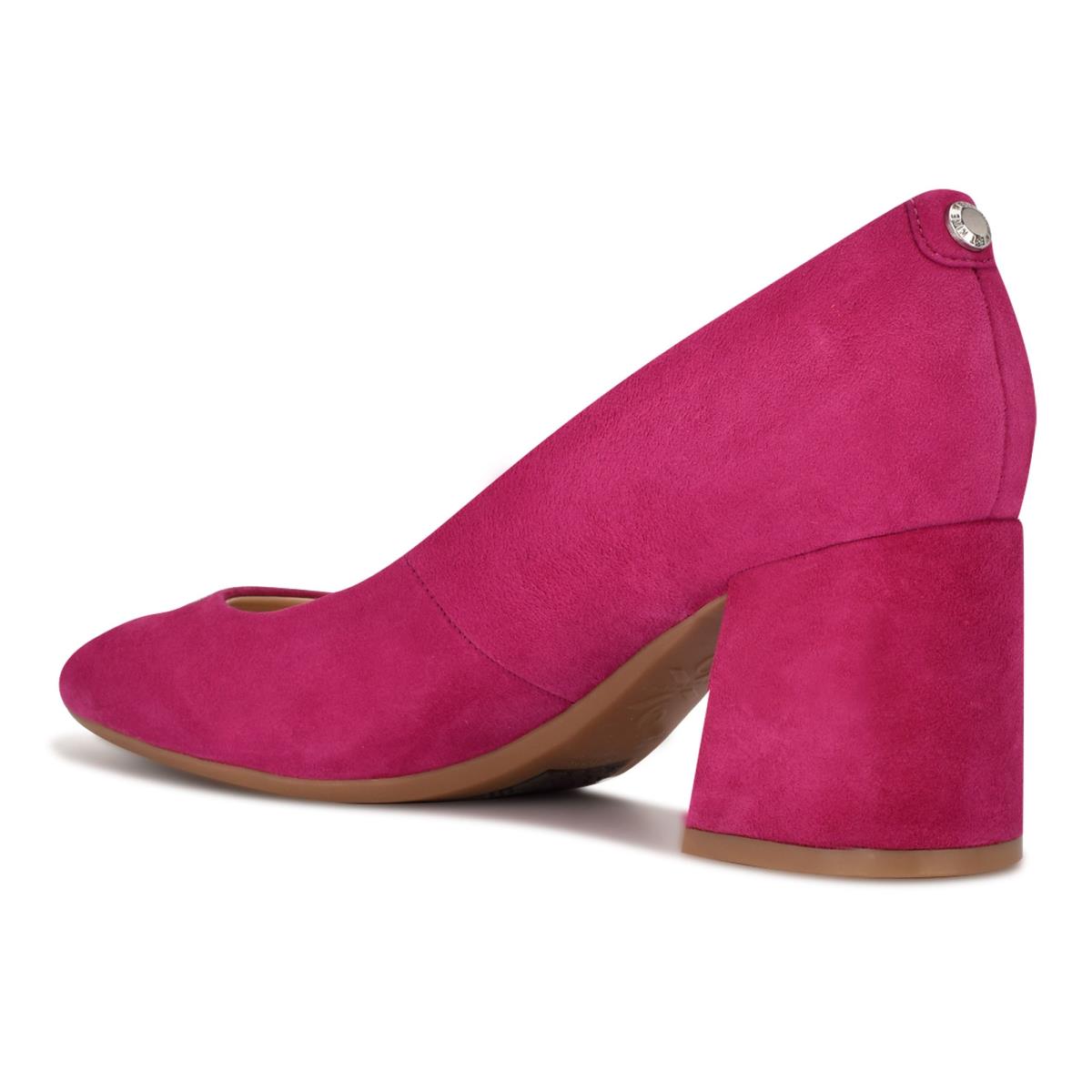 Zapatos De Salon Nine West Vibe 9x9 Block Heel Rosas | 1607BGNXS