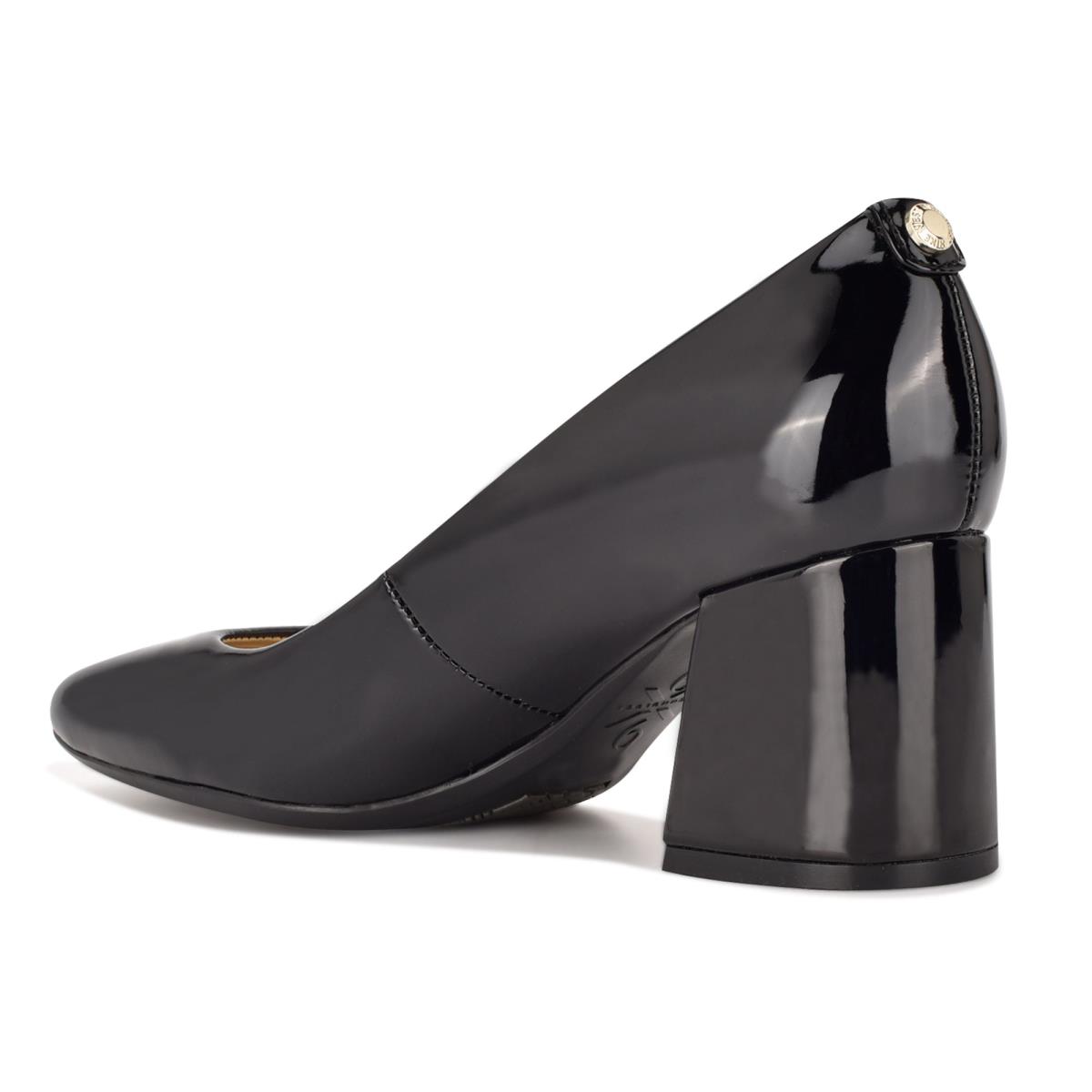 Zapatos De Salon Nine West Vibe 9x9 Block Heel Negras | 1764ZLVXH