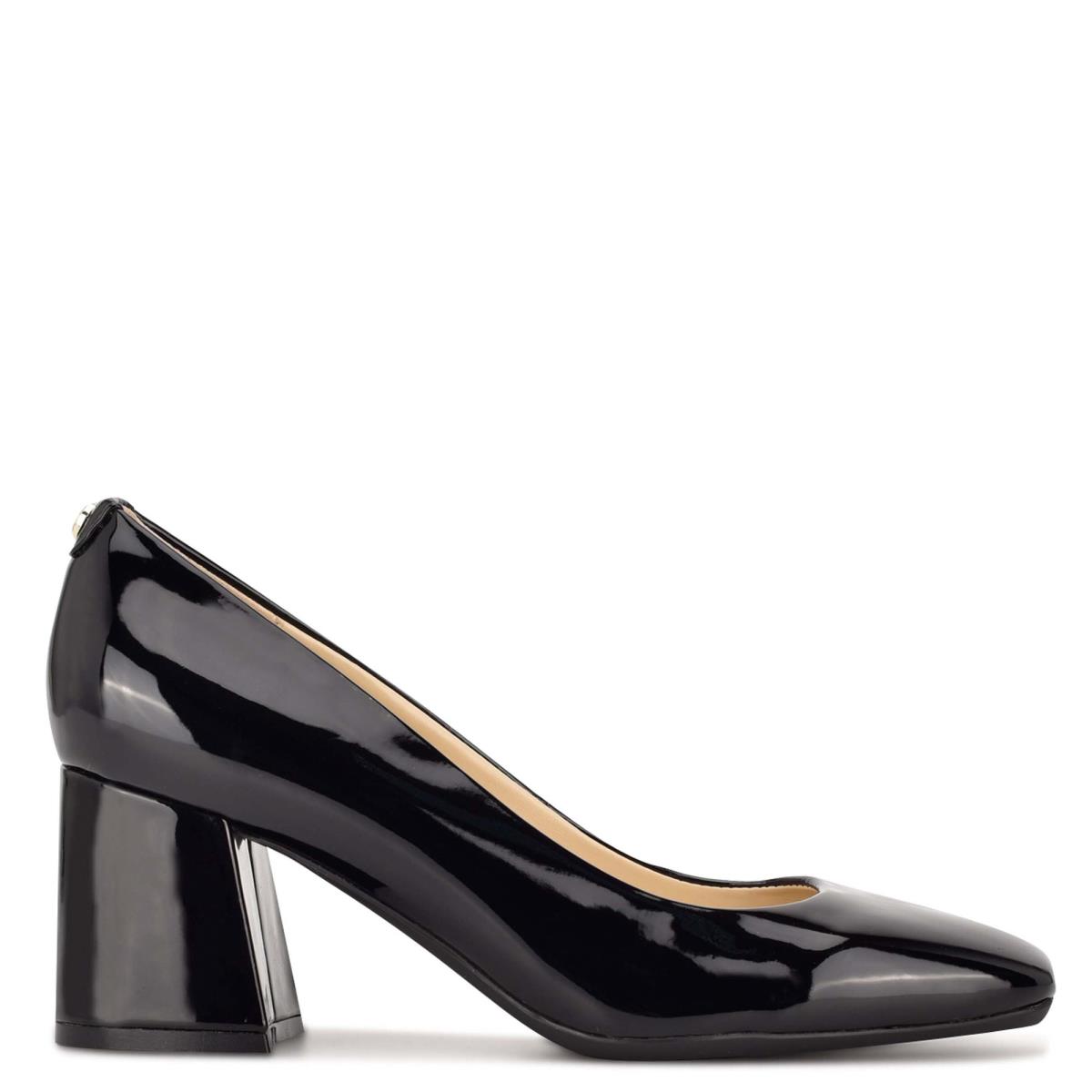 Zapatos De Salon Nine West Vibe 9x9 Block Heel Negras | 1764ZLVXH