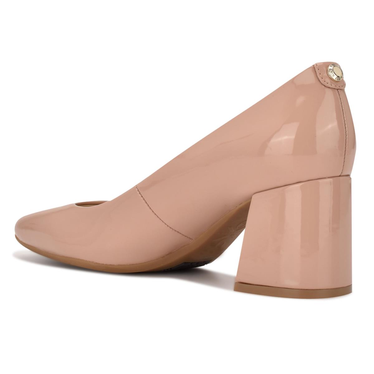 Zapatos De Salon Nine West Vibe 9x9 Block Heel Beige | 2183ZPOXR