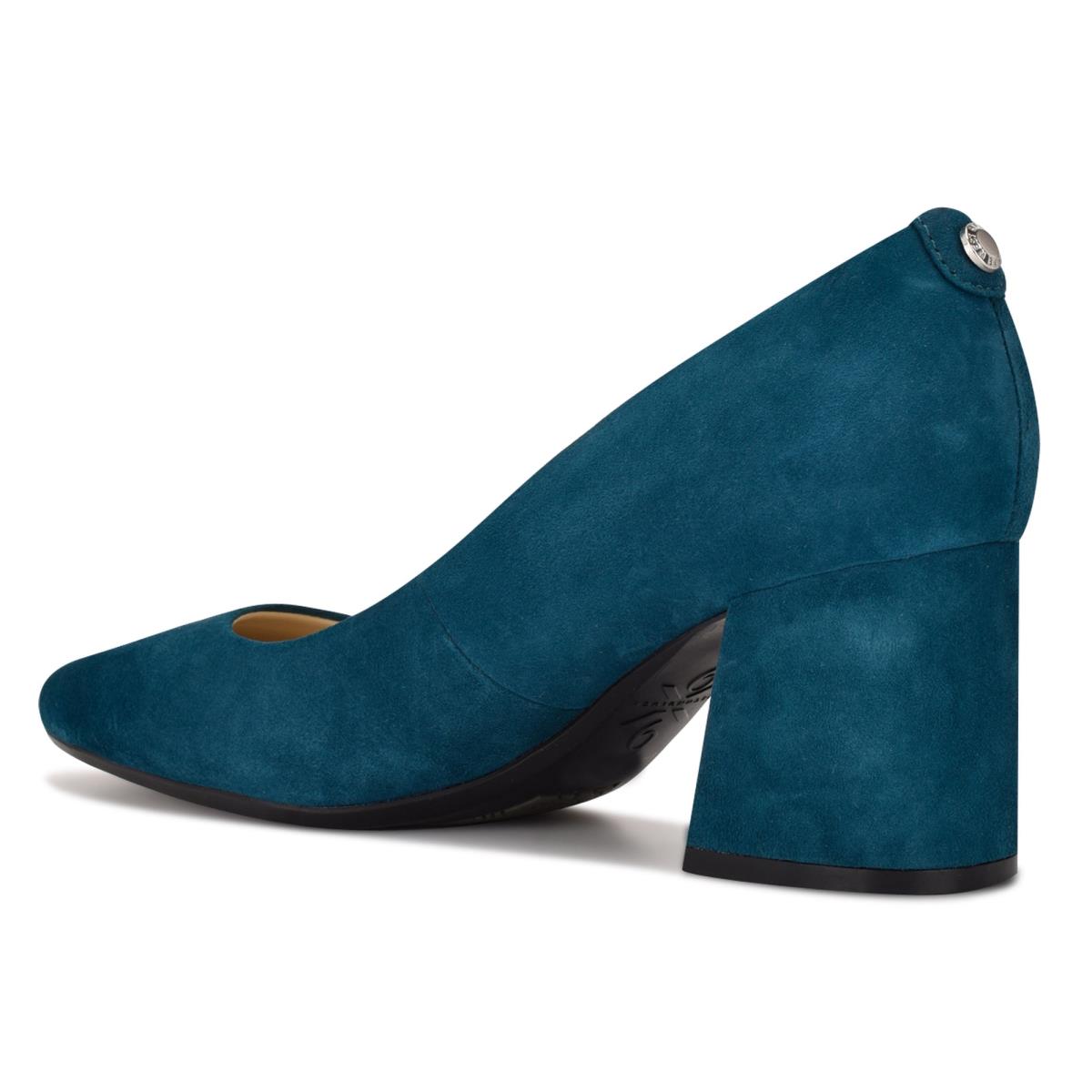 Zapatos De Salon Nine West Vibe 9x9 Block Heel Turquesa | 5041QIALT