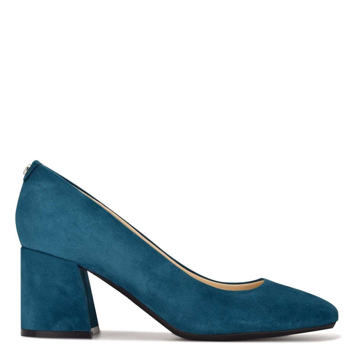 Zapatos De Salon Nine West Vibe 9x9 Block Heel Turquesa | 5041QIALT