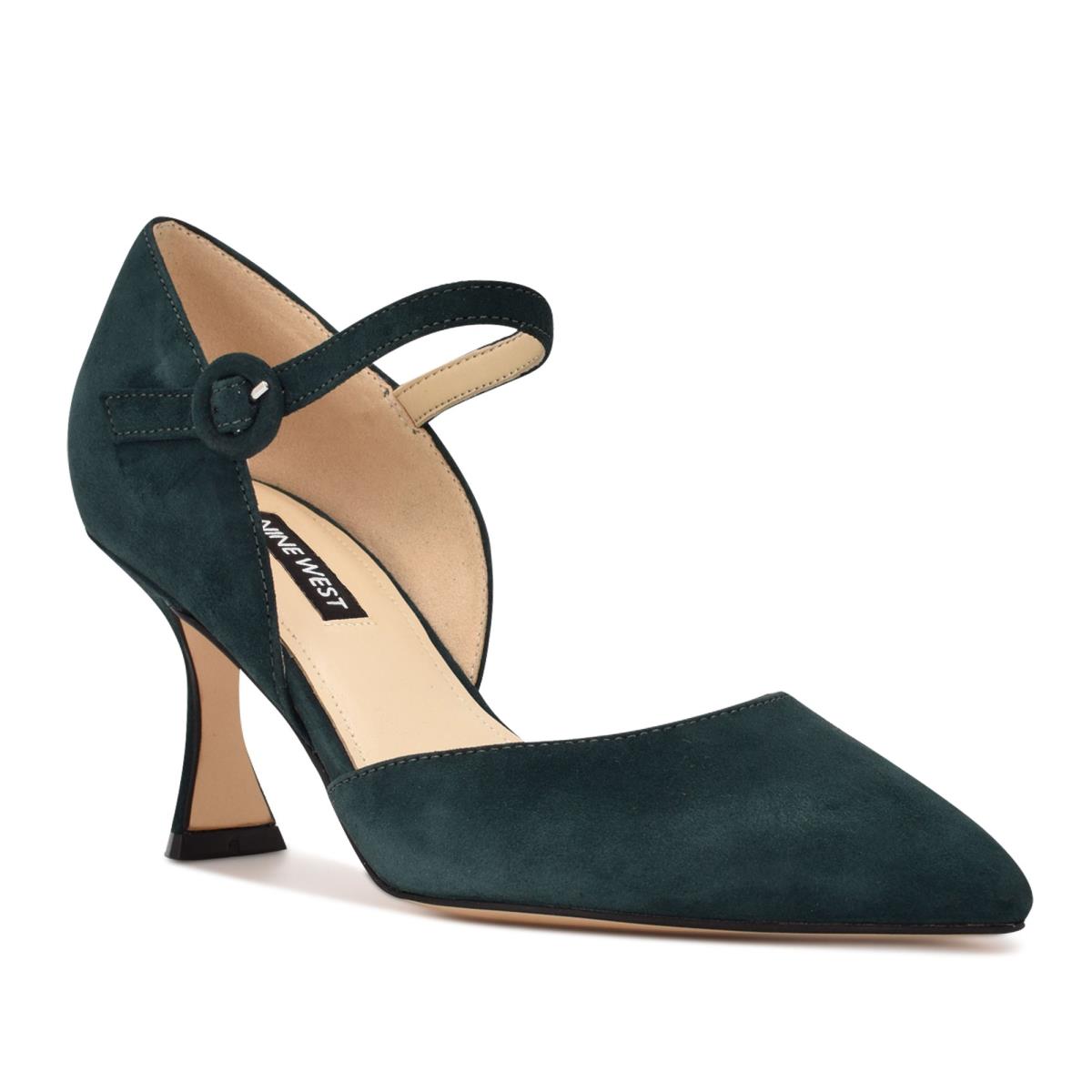 Zapatos De Salon Nine West Wanah Pointy Puntera Verde Menta | 2365YEBOZ