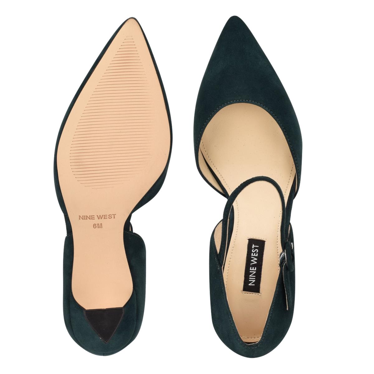 Zapatos De Salon Nine West Wanah Pointy Puntera Verde Menta | 2365YEBOZ