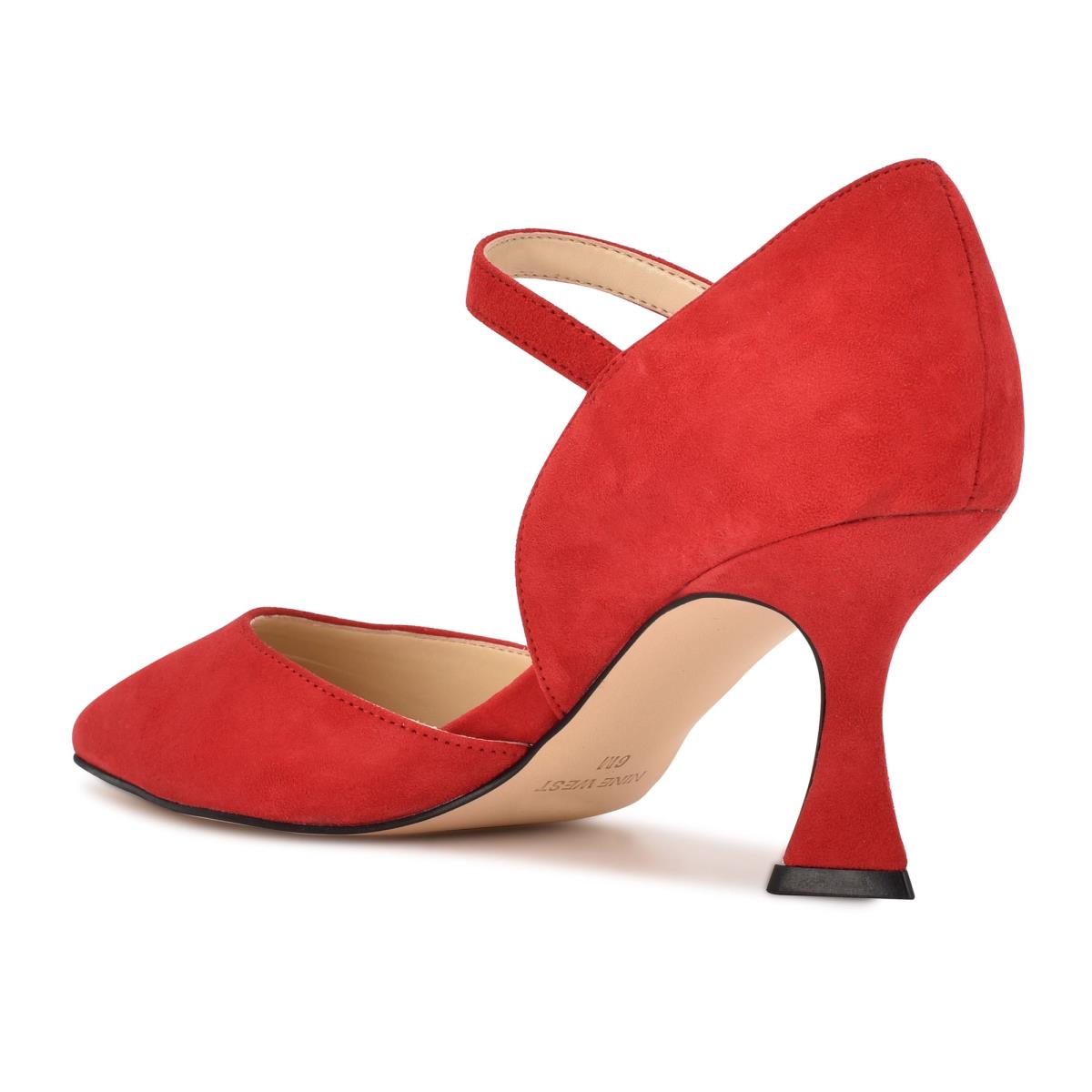 Zapatos De Salon Nine West Wanah Pointy Puntera Rojas | 5093FZLWB