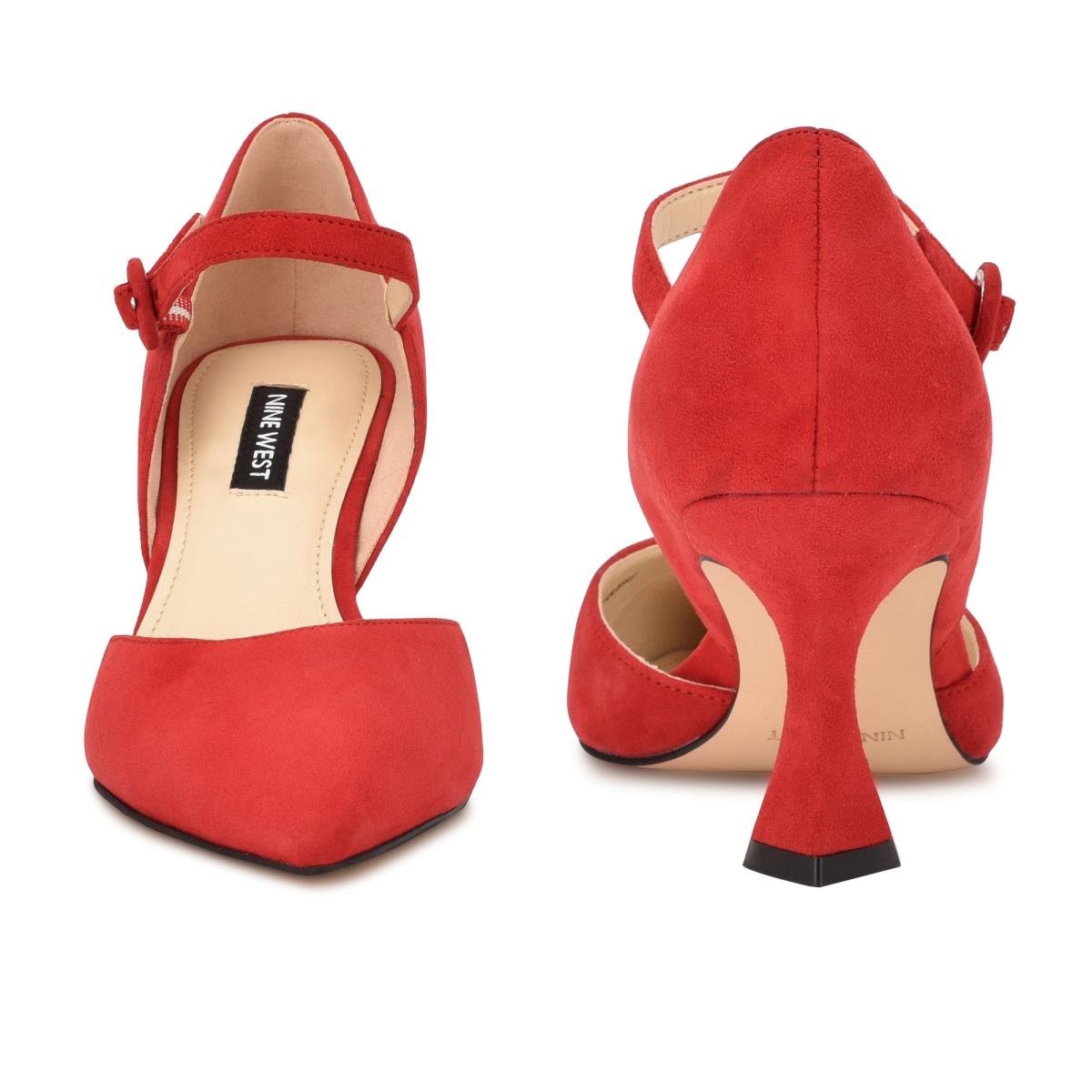 Zapatos De Salon Nine West Wanah Pointy Puntera Rojas | 5093FZLWB