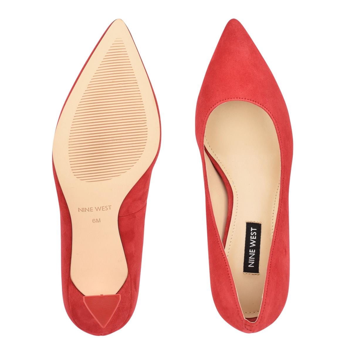 Zapatos De Salon Nine West Workin Pointy Puntera Rojas | 5093WZVUS