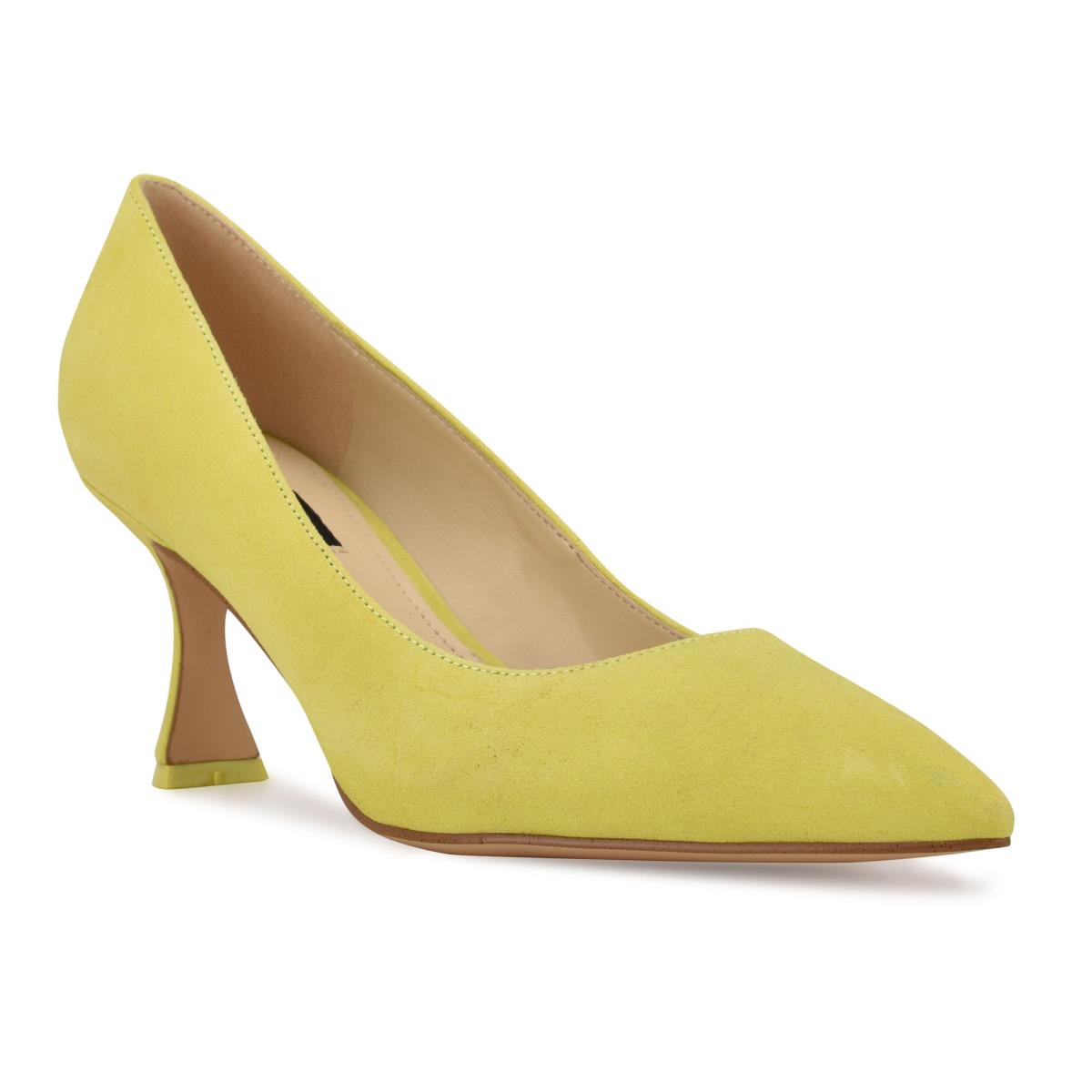 Zapatos De Salon Nine West Workin Pointy Puntera Amarillo | 9481JKFCQ