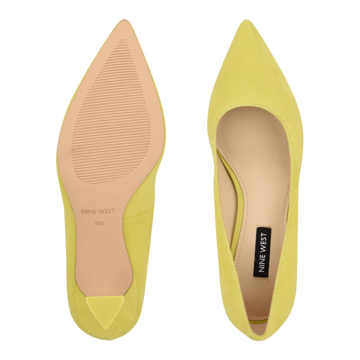 Zapatos De Salon Nine West Workin Pointy Puntera Amarillo | 9481JKFCQ