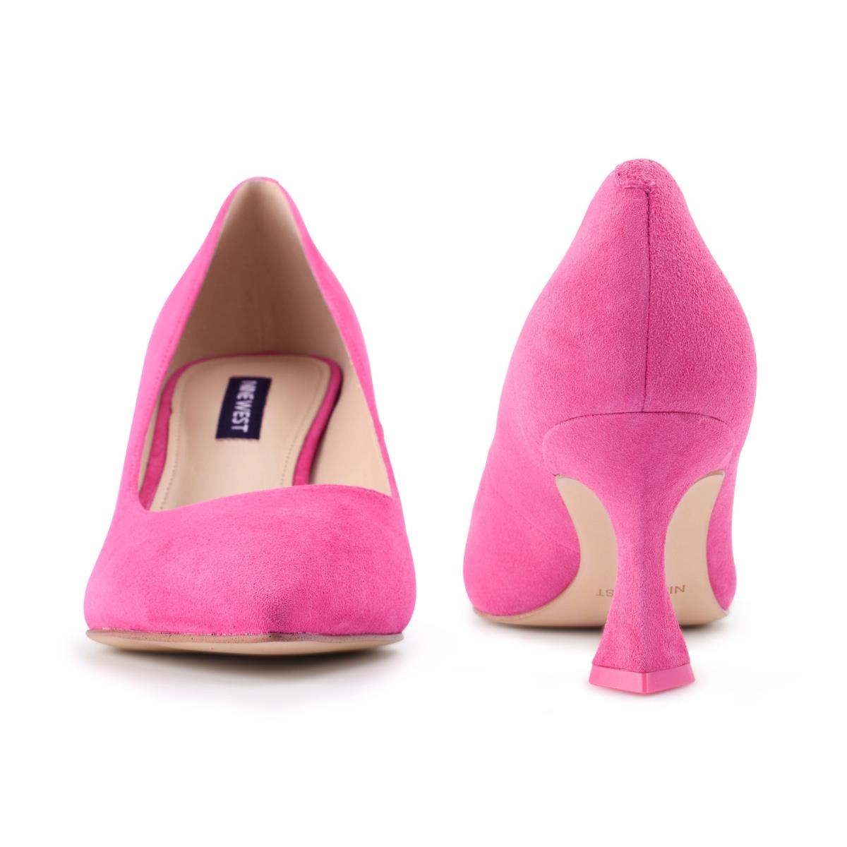 Zapatos De Salon Nine West Workin Pointy Puntera Rosas Claro | 9735KUEVL