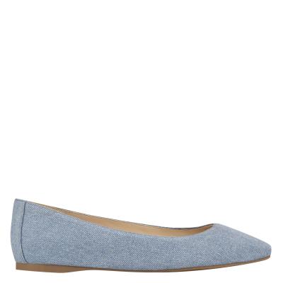 Ballerinas Nine West Alena Square-Puntera Azules | 2857WTXQS