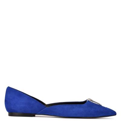 Ballerinas Nine West Brina Pointy Puntera Azules Oscuro | 9483XZIWJ