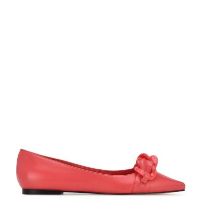 Ballerinas Nine West Buyme Pointy Puntera Coral | 2074GPXOF