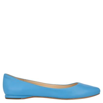 Ballerinas Nine West Speakup Almond Puntera Azules | 1367CLNKH