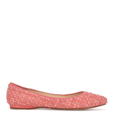 Ballerinas Nine West Speakup Almond Puntera Coral | 1957GBTIF