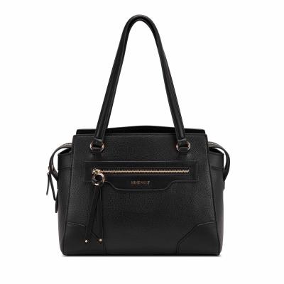 Bolso Satchel Nine West Brooklyn Jet Set Shldr Negras | 7409XHMAP