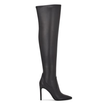 Botas Nine West Tacy Over The Knee Negras | 4287NMWRT