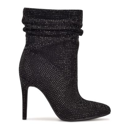 Botines Nine West Dazzle Vestido Negras | 4972YRWTS