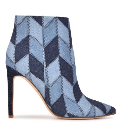 Botines Nine West Tennon Vestido Bootie Azules | 9875PQFWY