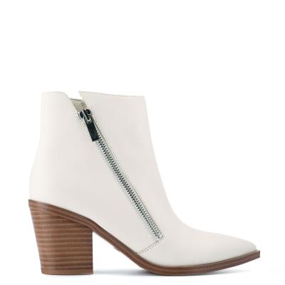 Botines Nine West Wearit Block Heel Blancas | 6298HSZIO