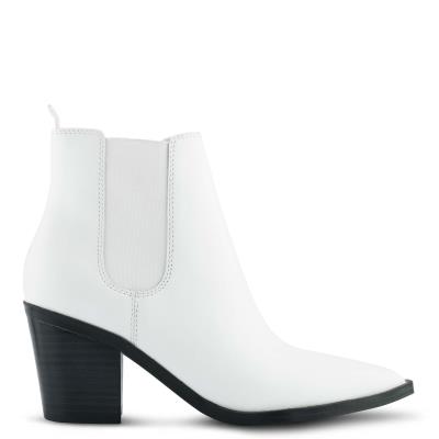 Botines Nine West Wyllis Block Heel Blancas | 7823UJXAQ