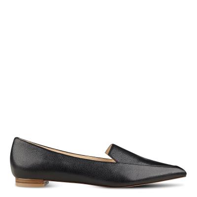 Flats Nine West Abay Smoking Negras | 6981JWCZK