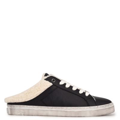 Slip On Sneaker Nine West Beezie Negras | 8297TMOEG