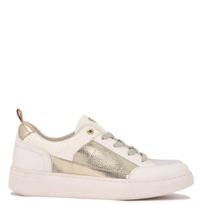 Zapatillas Nine West Elevate Sneakers Creme | 5721UXLID