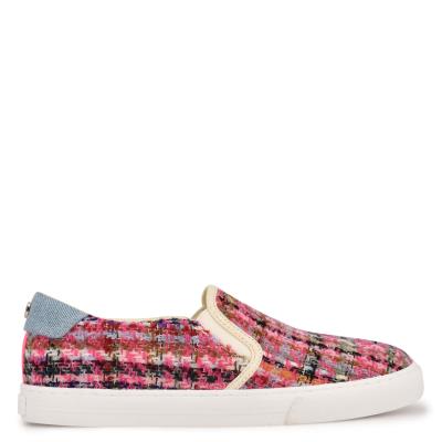 Zapatillas Sin Cordones Nine West Lala Rosas Multicolor | 4012AVNWB