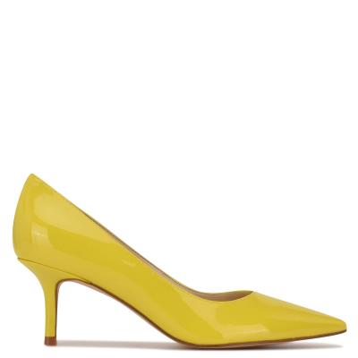 Zapatos De Salon Nine West Arlene Pointy Puntera Amarillo | 2675ZJHOL