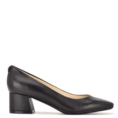 Zapatos De Salon Nine West Cloe 9x9 Block Heel Negras | 4603SGOQR