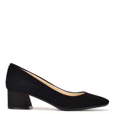 Zapatos De Salon Nine West Cloe 9x9 Block Heel Negras | 9371KLNMP