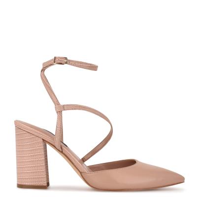 Zapatos De Salon Nine West Collette Vestido Beige Claro | 7591NIATV