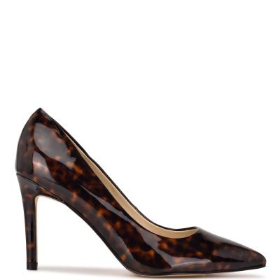 Zapatos De Salon Nine West Ezra Pointy Puntera Cafe | 0257CBZON