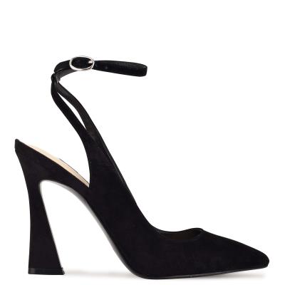 Zapatos De Salon Nine West Tabita Ankle Correa Vestido Negras | 6012LOKSI