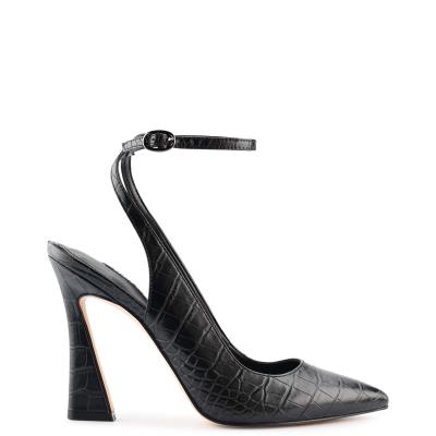 Zapatos De Salon Nine West Tabita Ankle Correa Vestido Negras | 9364KLOIM