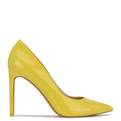 Zapatos De Salon Nine West Tatiana Pointy Puntera Amarillo | 3250TWDCM