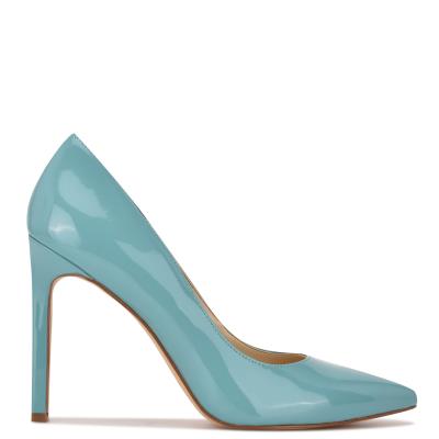 Zapatos De Salon Nine West Tatiana Pointy Puntera Azules | 7108UDGAC