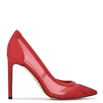 Zapatos De Salon Nine West Tayen Vestido Rojas | 2867QUFMA