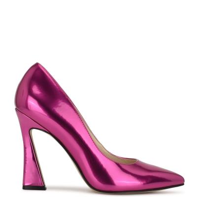 Zapatos De Salon Nine West Trendz Pointy Puntera Rosas | 2073DFVQC