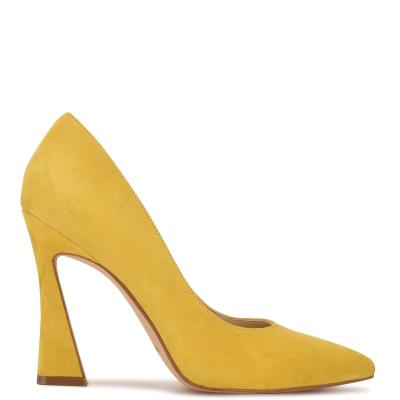 Zapatos De Salon Nine West Trendz Pointy Puntera Amarillo | 8547BUXKC