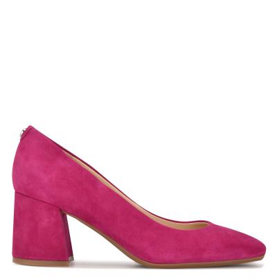 Zapatos De Salon Nine West Vibe 9x9 Block Heel Rosas | 1607BGNXS