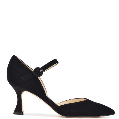 Zapatos De Salon Nine West Wanah Pointy Puntera Negras | 2738MPDLG